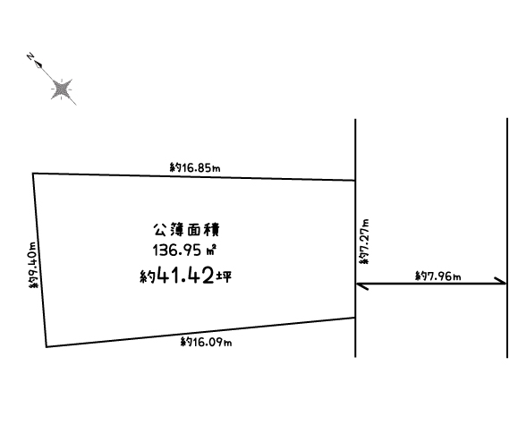 建築条件なし★長居西1丁目