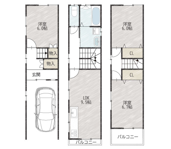 全面リフォーム済★大阪市住吉区庭井2丁目