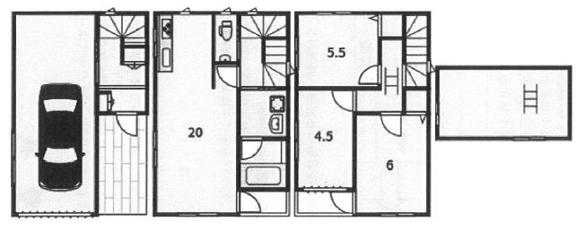 屋根裏収納あり★大阪市住吉区万代東2丁目